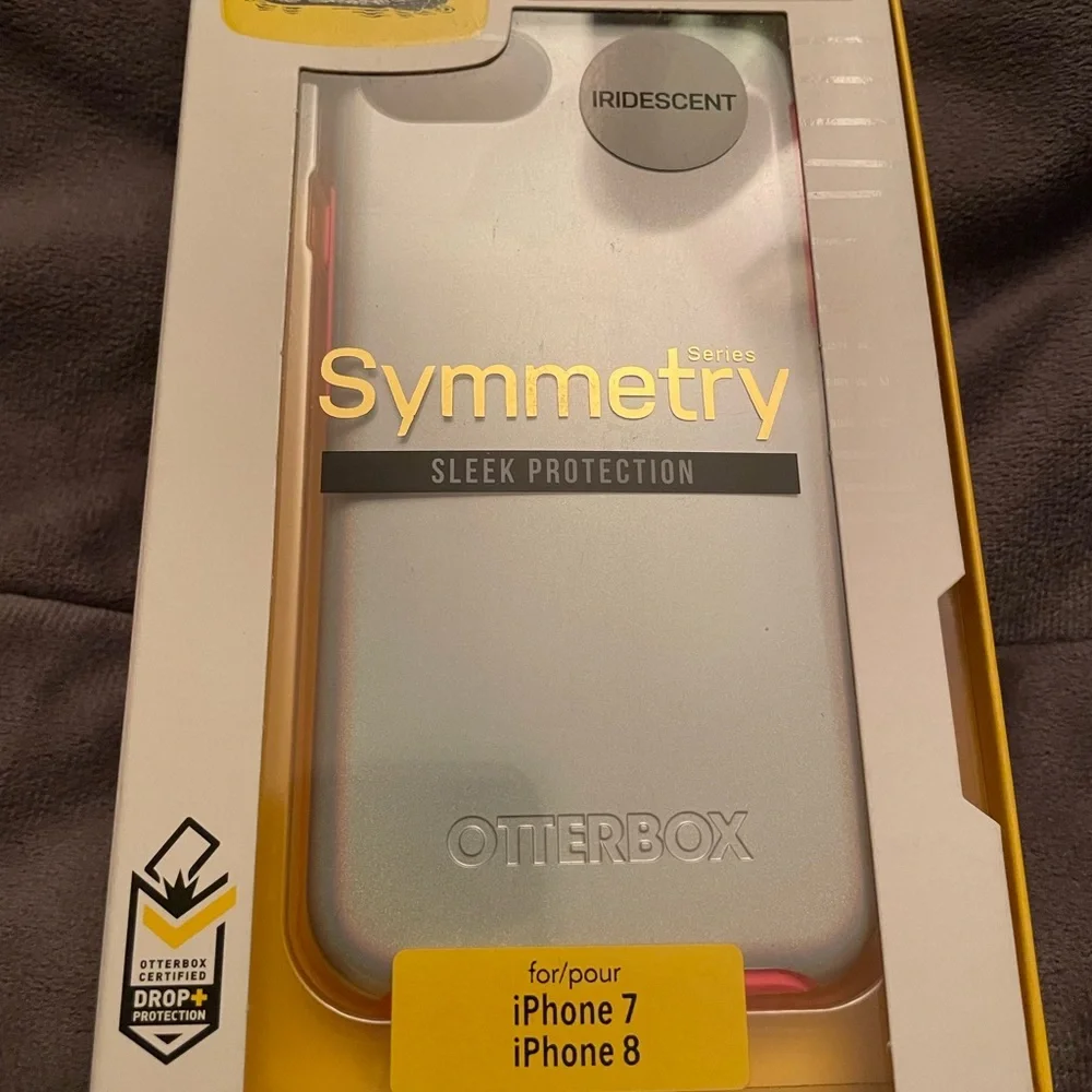OtterBox symmetry series sleek protection for iPhone 7 & 8-iridescent